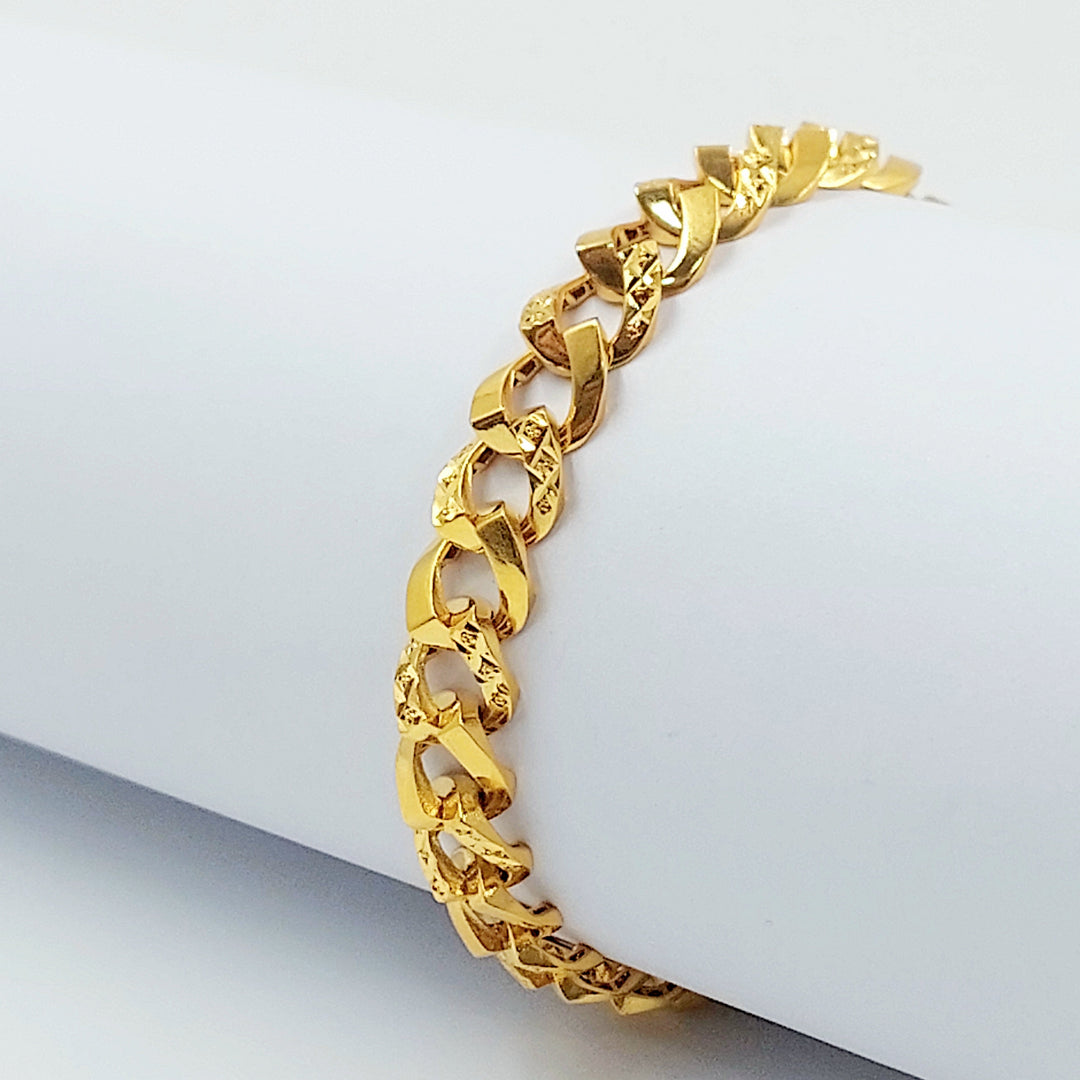 Engraved Cuban Links Bracelet