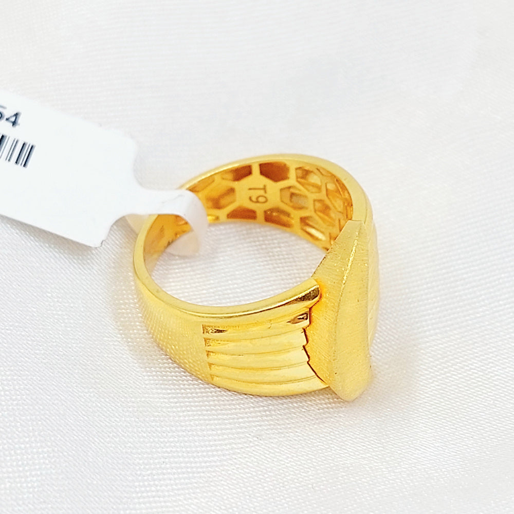 Deluxe Ring Made of 21K Gold by Saeed Jewelry 