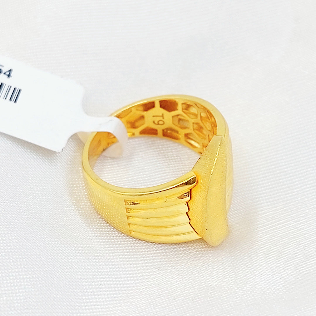 Deluxe Ring Made of 21K Gold by Saeed Jewelry 