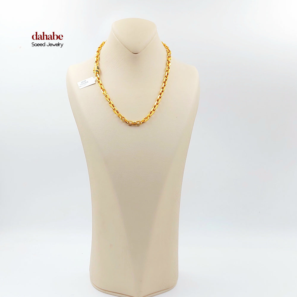 21K عقد بيبر كليب مرصع-مجوهرات الشيخ سعيد-Saeed Jewelry 