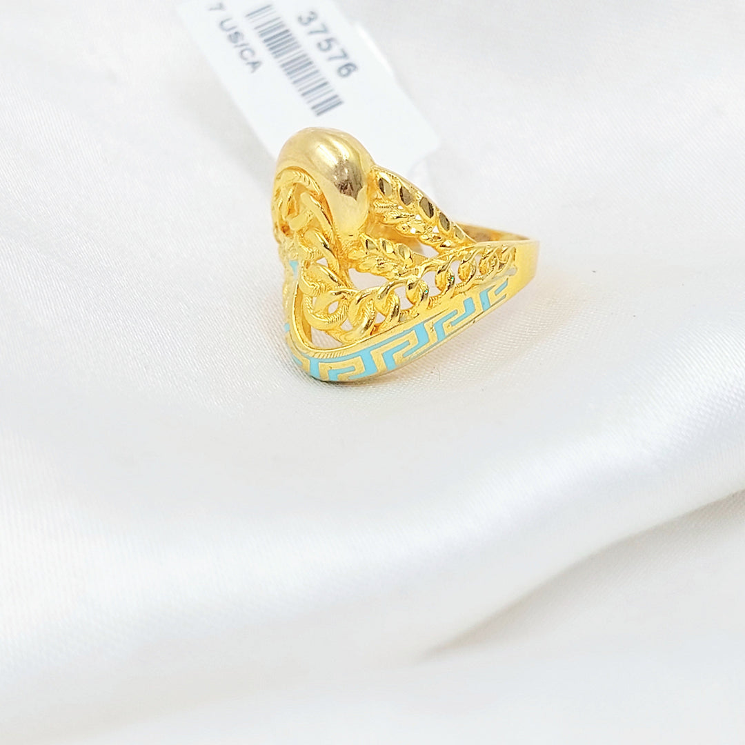 Enameled Deluxe Ring