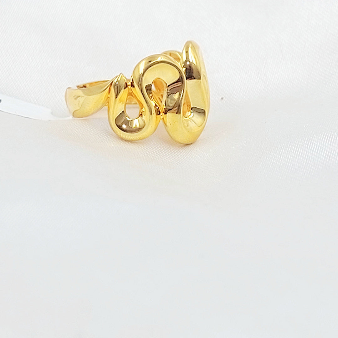 Deluxe Ring Made of 21K Gold by Saeed Jewelry 