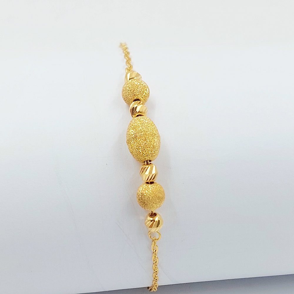 21K اسوارة طابات-مجوهرات الشيخ سعيد-Saeed Jewelry 