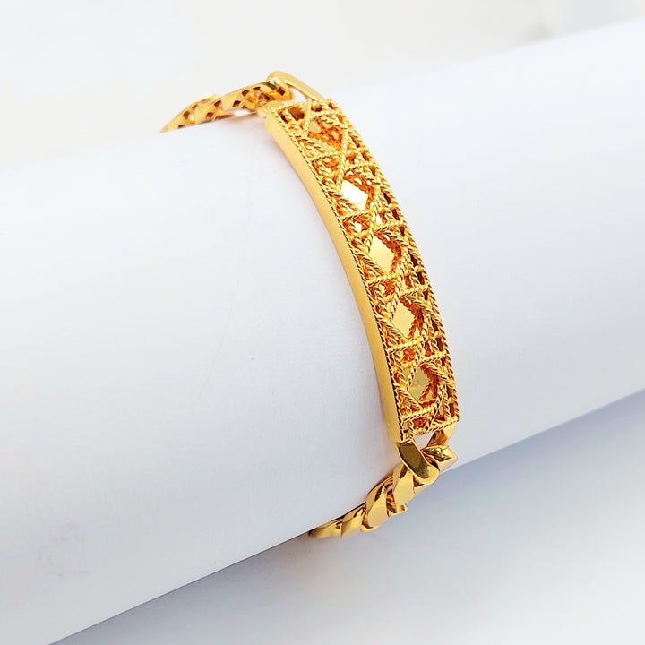 سوار بقضيب مخرم ذهب عيار 21