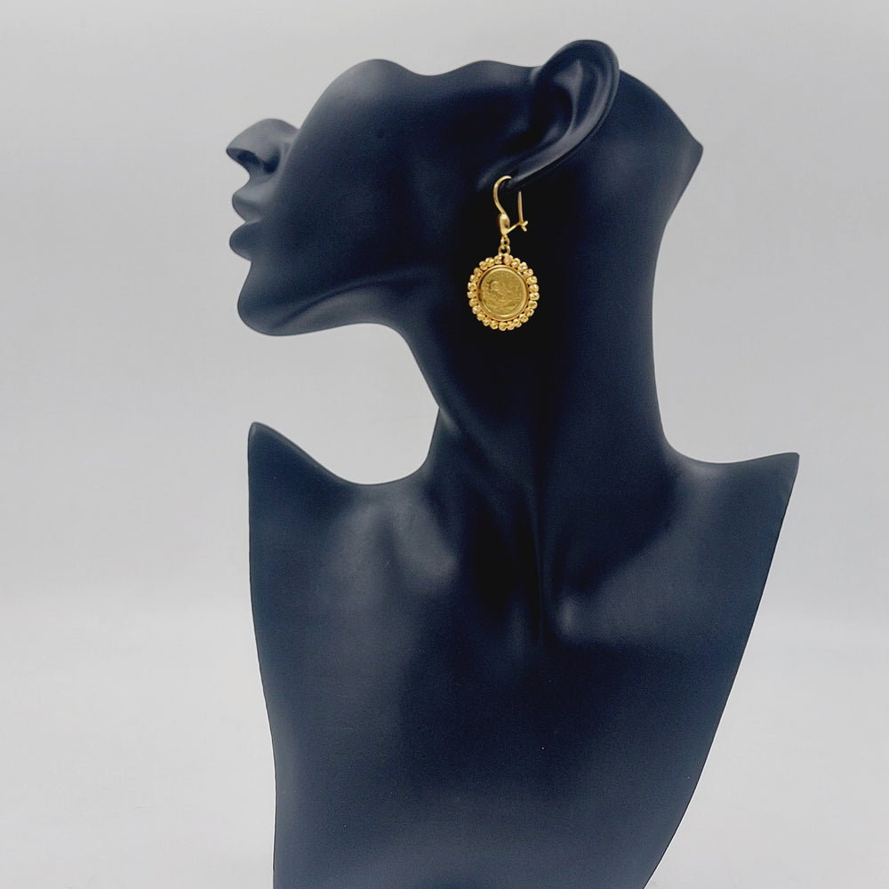 21K حلق شنكل رشادي-مجوهرات الشيخ سعيد-Saeed Jewelry 