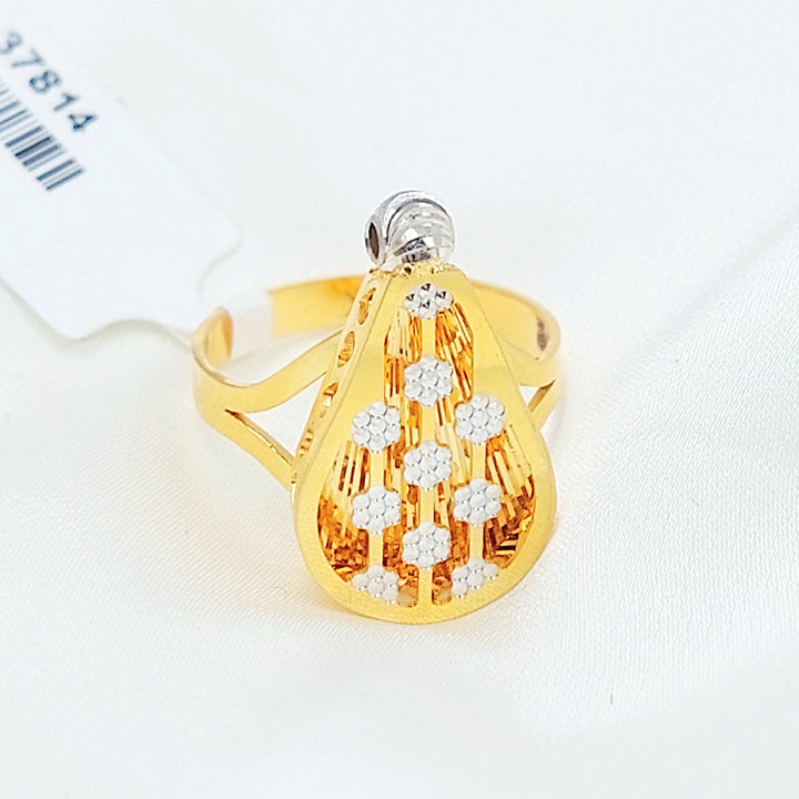 21K خاتم اكسترا-مجوهرات الشيخ سعيد-Saeed Jewelry 