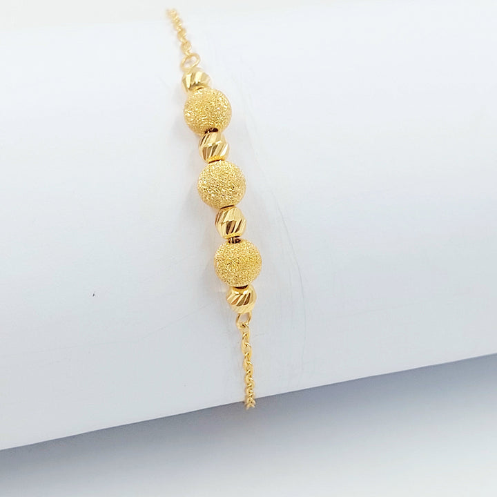 21K اسوارة طابات-مجوهرات الشيخ سعيد-Saeed Jewelry 