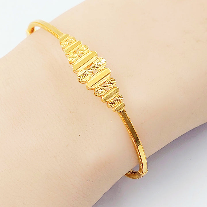 Engraved Bangle Bracelet