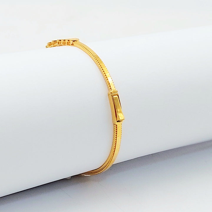 Engraved Bangle Bracelet