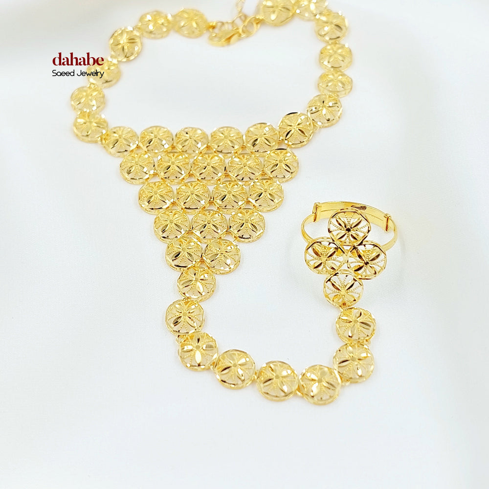 21K كف كويتي-مجوهرات الشيخ سعيد-Saeed Jewelry 