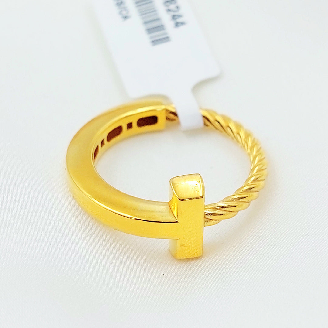 Deluxe Ring Made of 21K Gold by Saeed Jewelry 