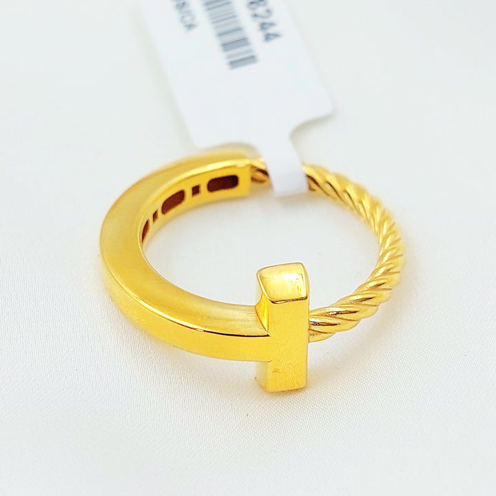 Deluxe Ring Made of 21K Gold by Saeed Jewelry 