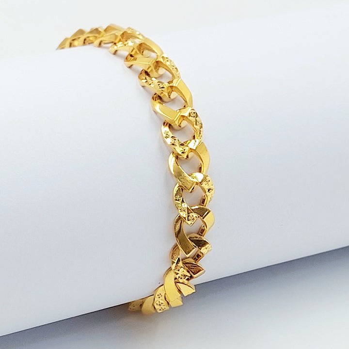 Engraved Cuban Links Bracelet