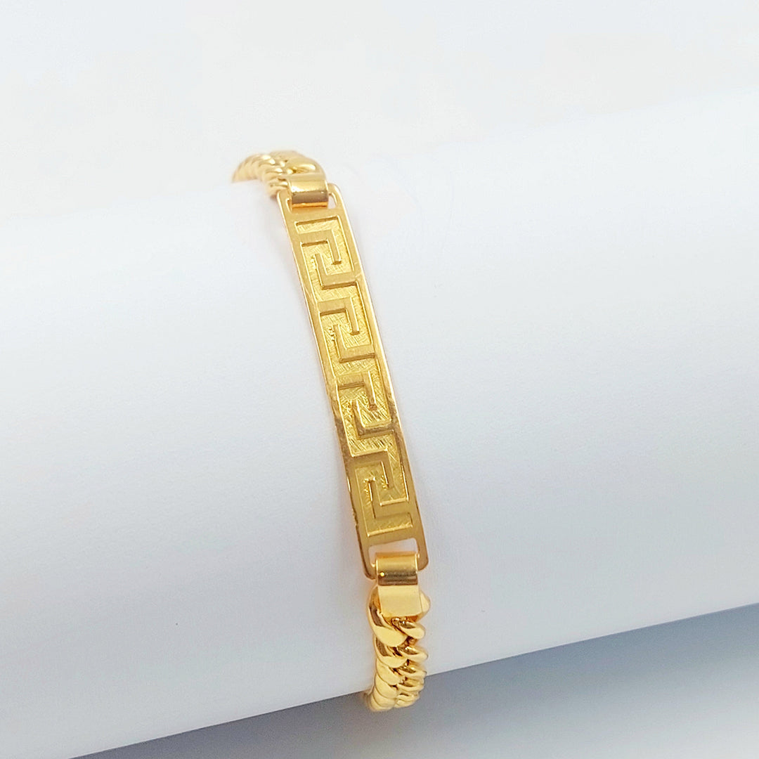 21K اسوارة بلاك فيرنا-مجوهرات الشيخ سعيد-Saeed Jewelry 