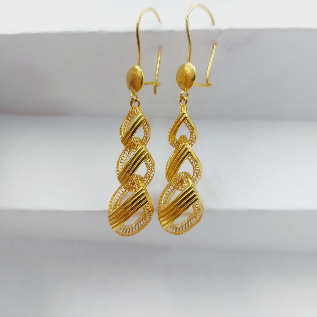 21K حلق شنكل اكسترا-مجوهرات الشيخ سعيد-Saeed Jewelry 