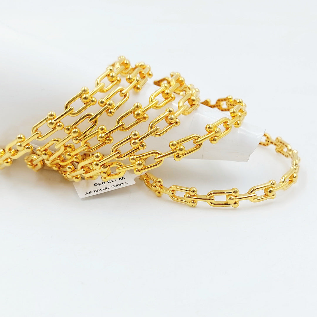 21K سحبة بيبر كليب-مجوهرات الشيخ سعيد-Saeed Jewelry 