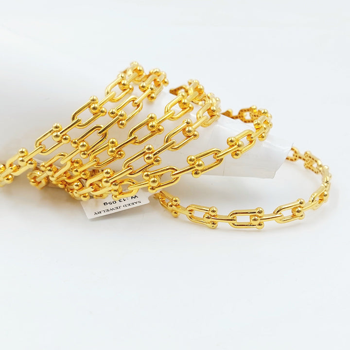 21K سحبة بيبر كليب-مجوهرات الشيخ سعيد-Saeed Jewelry 