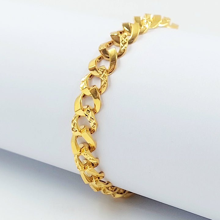 Engraved Cuban Links Bracelet