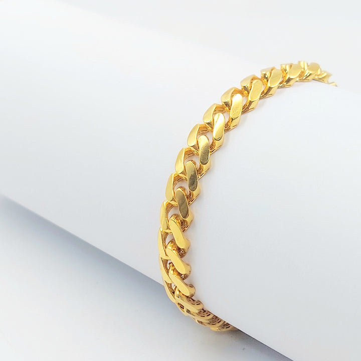 Zircon Studded Cuban Links Bracelet