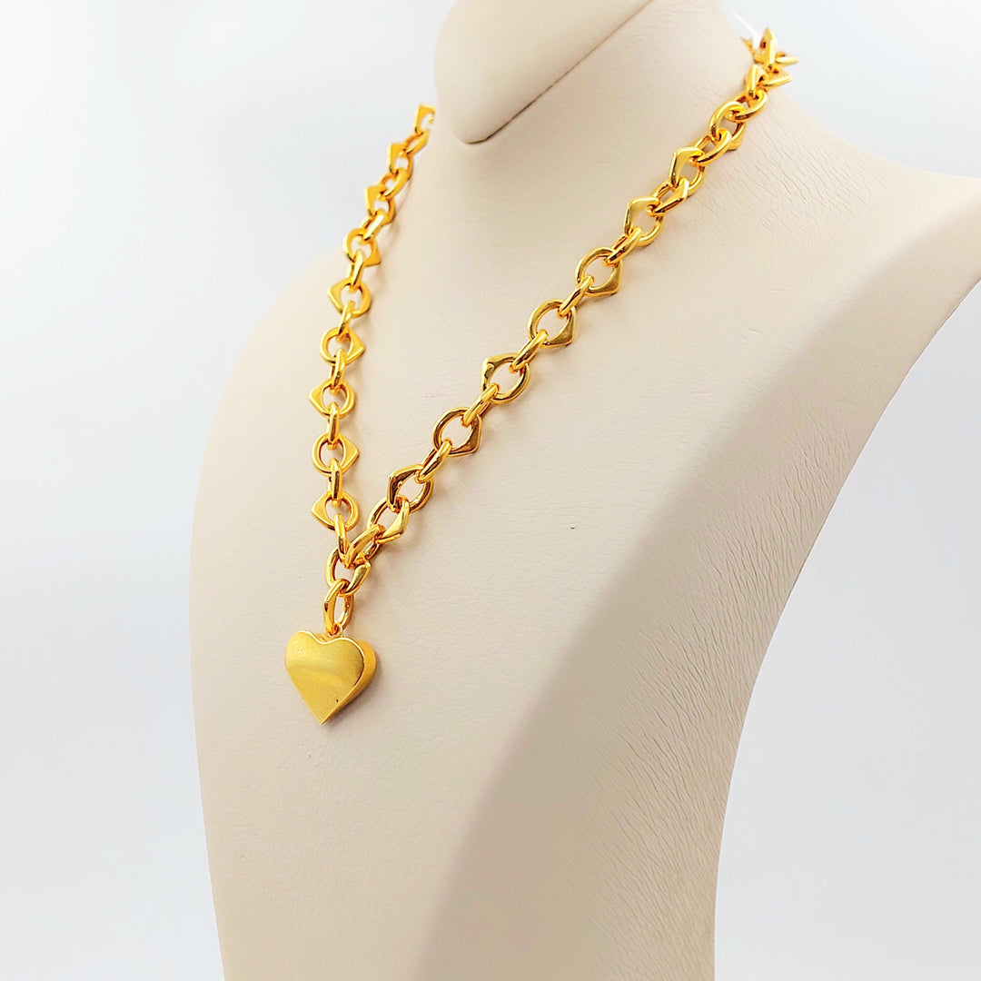 Heart Cuban Links Necklace