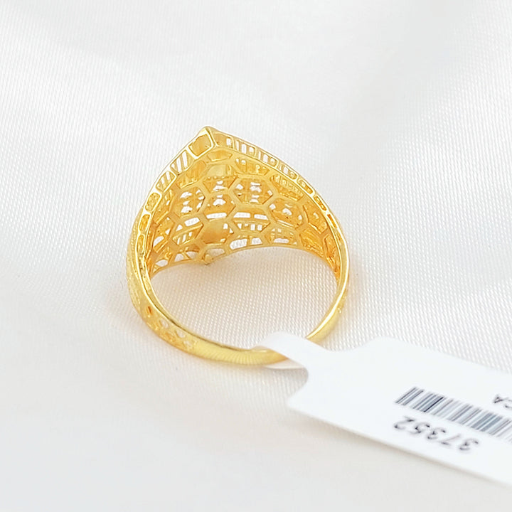 Deluxe Ring Made of 21K Gold by Saeed Jewelry 