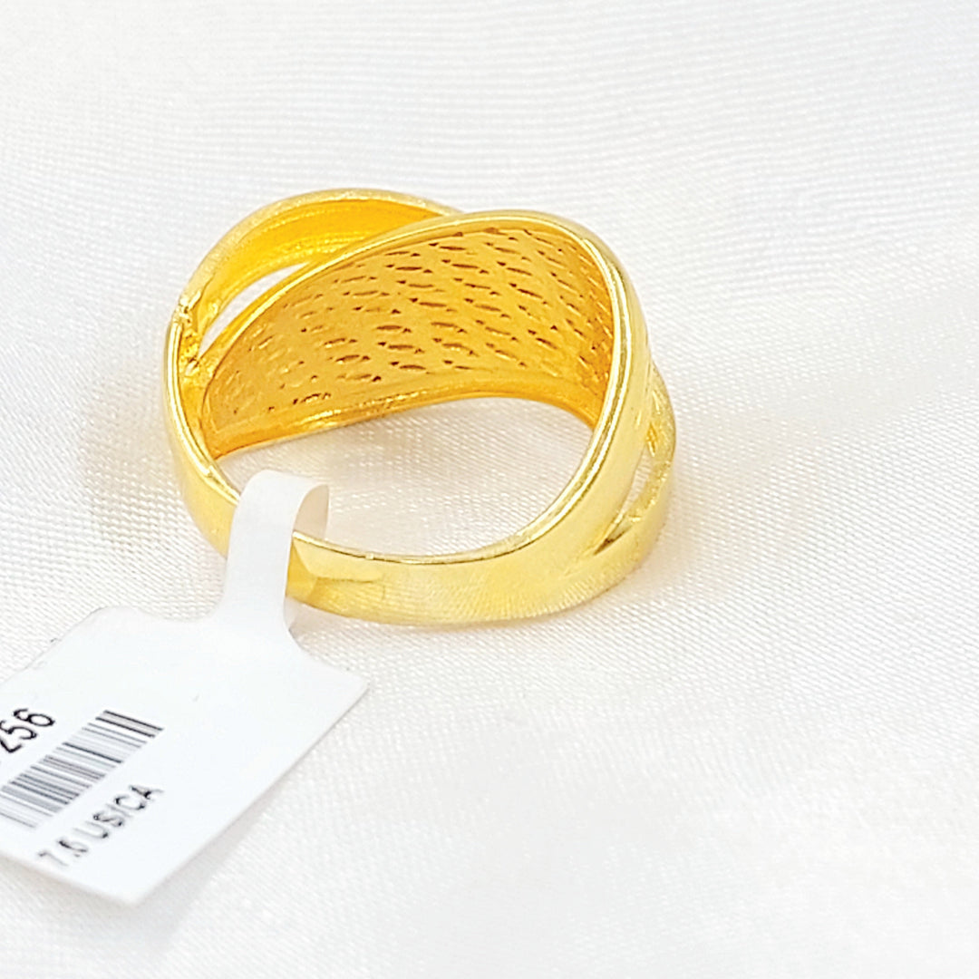 Deluxe Ring Made of 21K Gold by Saeed Jewelry 
