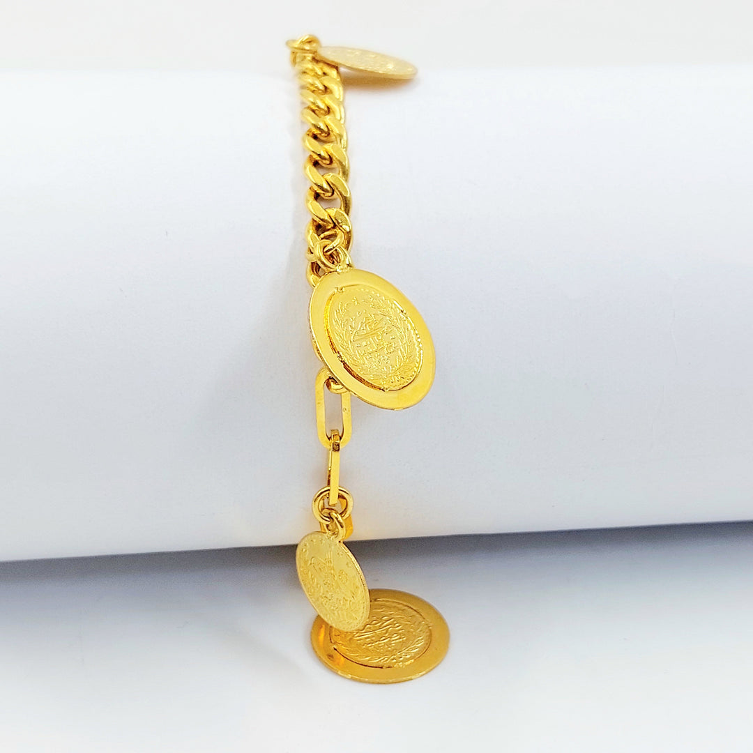 Deluxe Dandash Bracelet Made of 21K Gold by Saeed Jewelry 