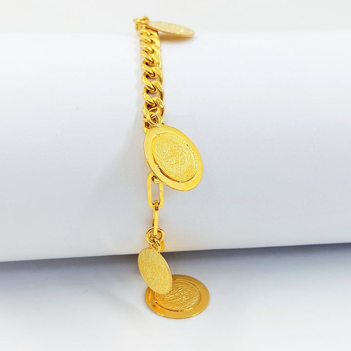 Deluxe Dandash Bracelet Made of 21K Gold by Saeed Jewelry 