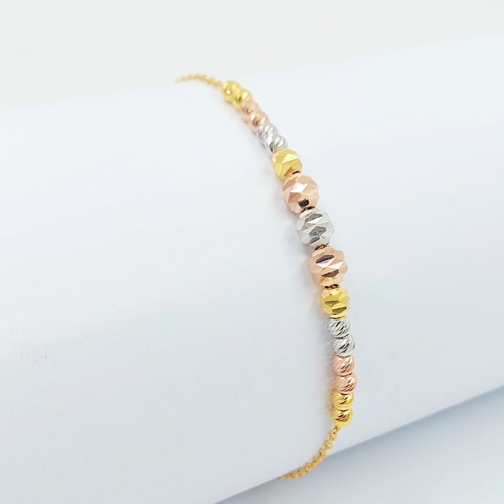 21K اسوارة طابات اكسترا-مجوهرات الشيخ سعيد-Saeed Jewelry 