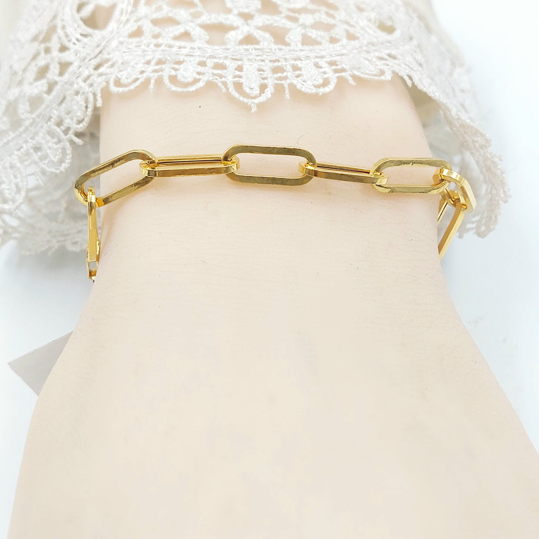 21K اسوارة بيبر كليب-مجوهرات الشيخ سعيد-Saeed Jewelry 