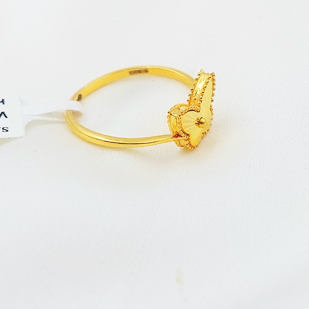 Deluxe Butterfly Ring Made of 21K Gold by Saeed Jewelry 