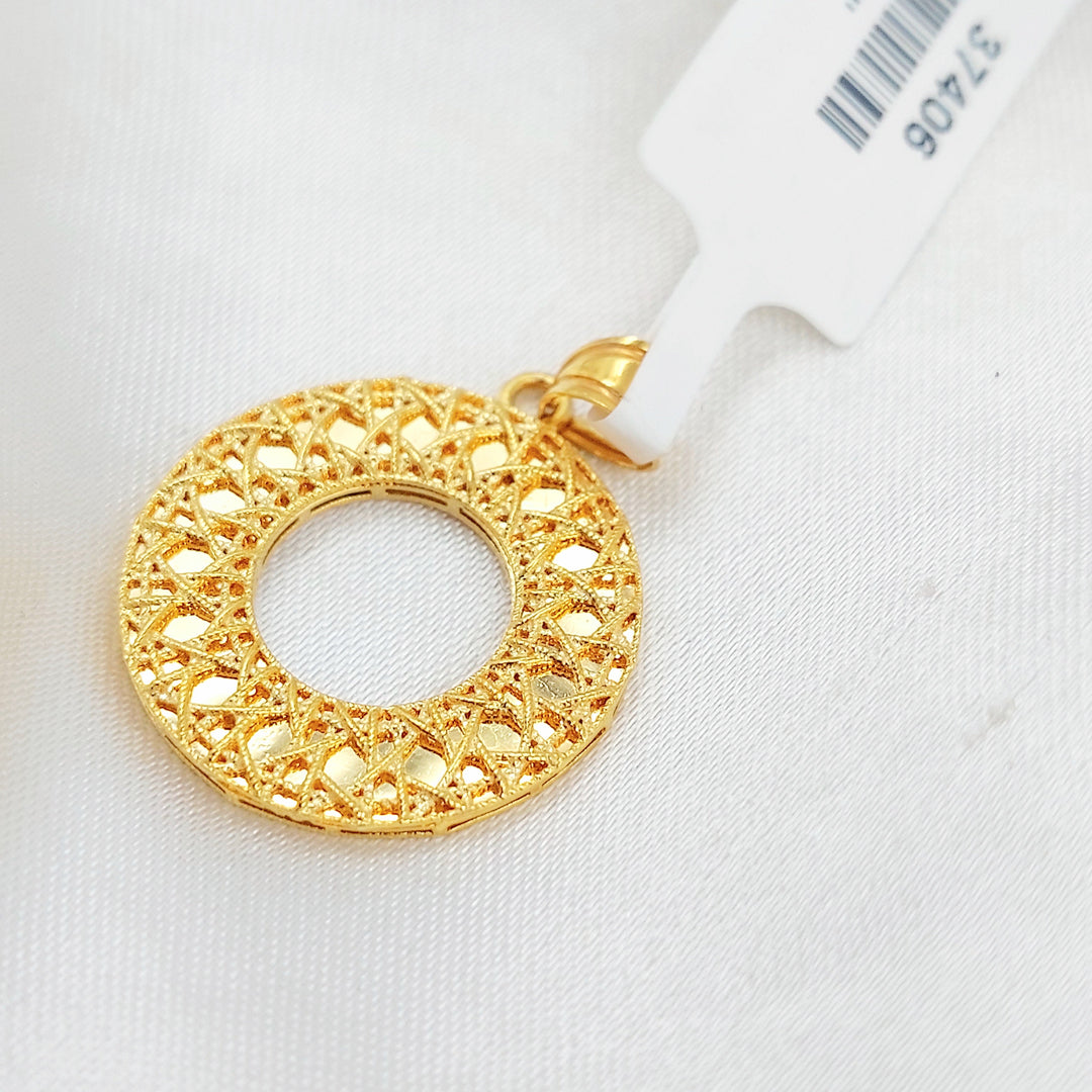 Deluxe Pendant Made of 21K Gold by Saeed Jewelry 