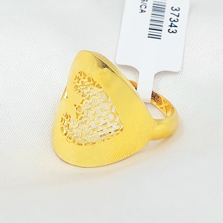 Deluxe Deluxe Ring Made of 21K Gold by Saeed Jewelry 