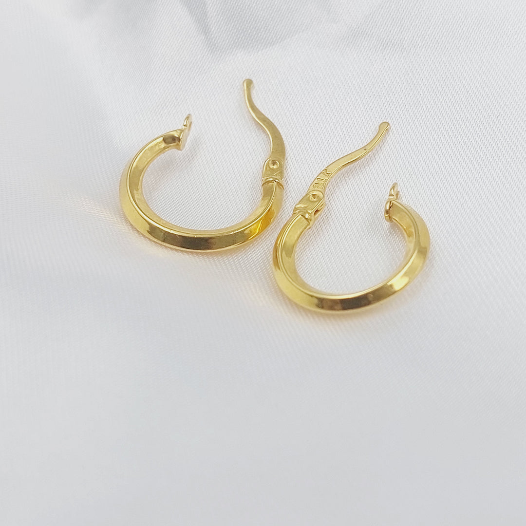 21K حلق ذبلة اكسترا-مجوهرات الشيخ سعيد-Saeed Jewelry 