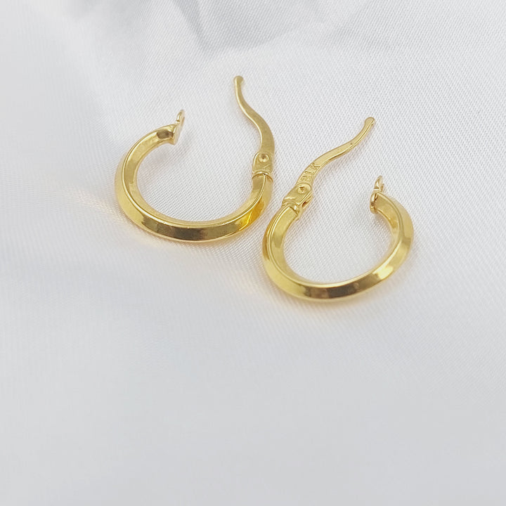 21K حلق ذبلة اكسترا-مجوهرات الشيخ سعيد-Saeed Jewelry 