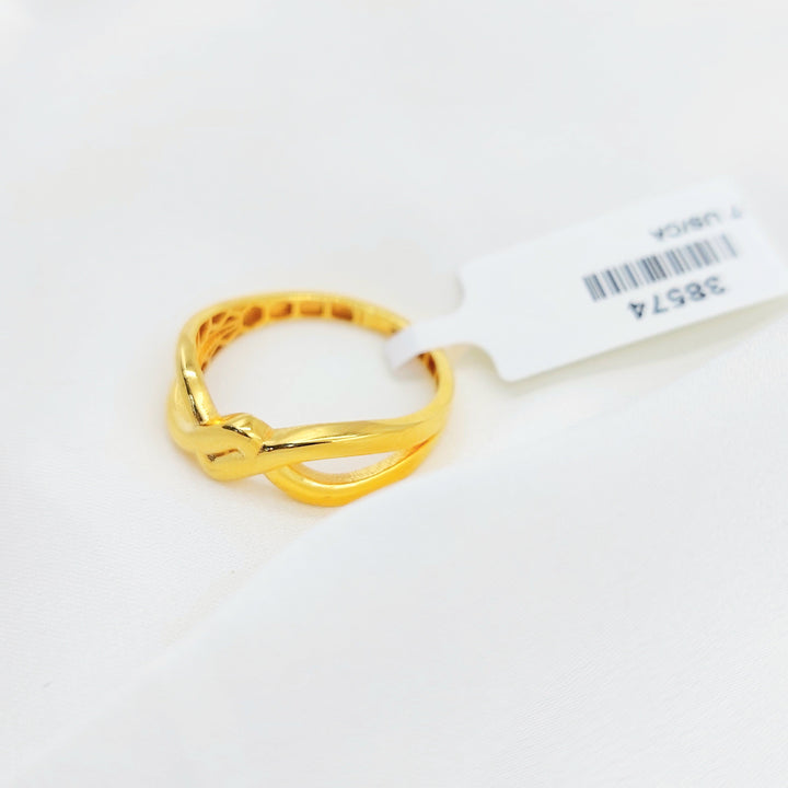 21K Gold Infinity Ring