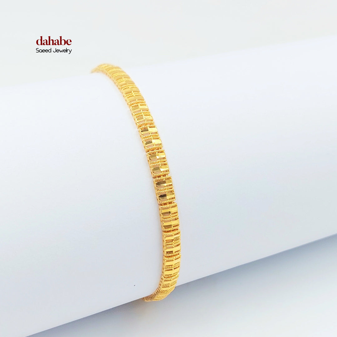 21K اسوارة اكسترا-مجوهرات الشيخ سعيد-Saeed Jewelry 