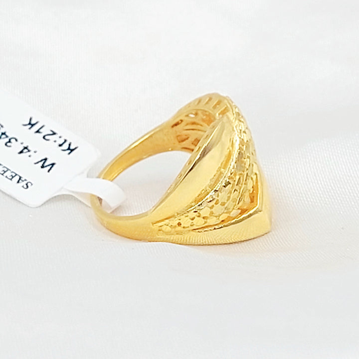 Deluxe Ring Made of 21K Gold by Saeed Jewelry 