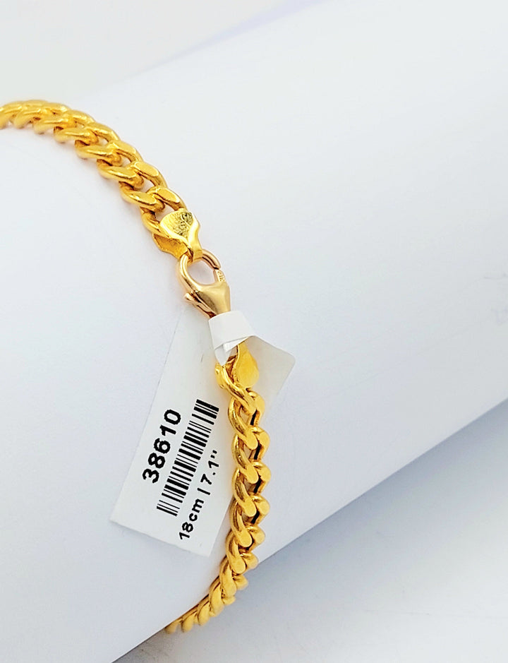 21K Gold Rosa Medallion Bracelet