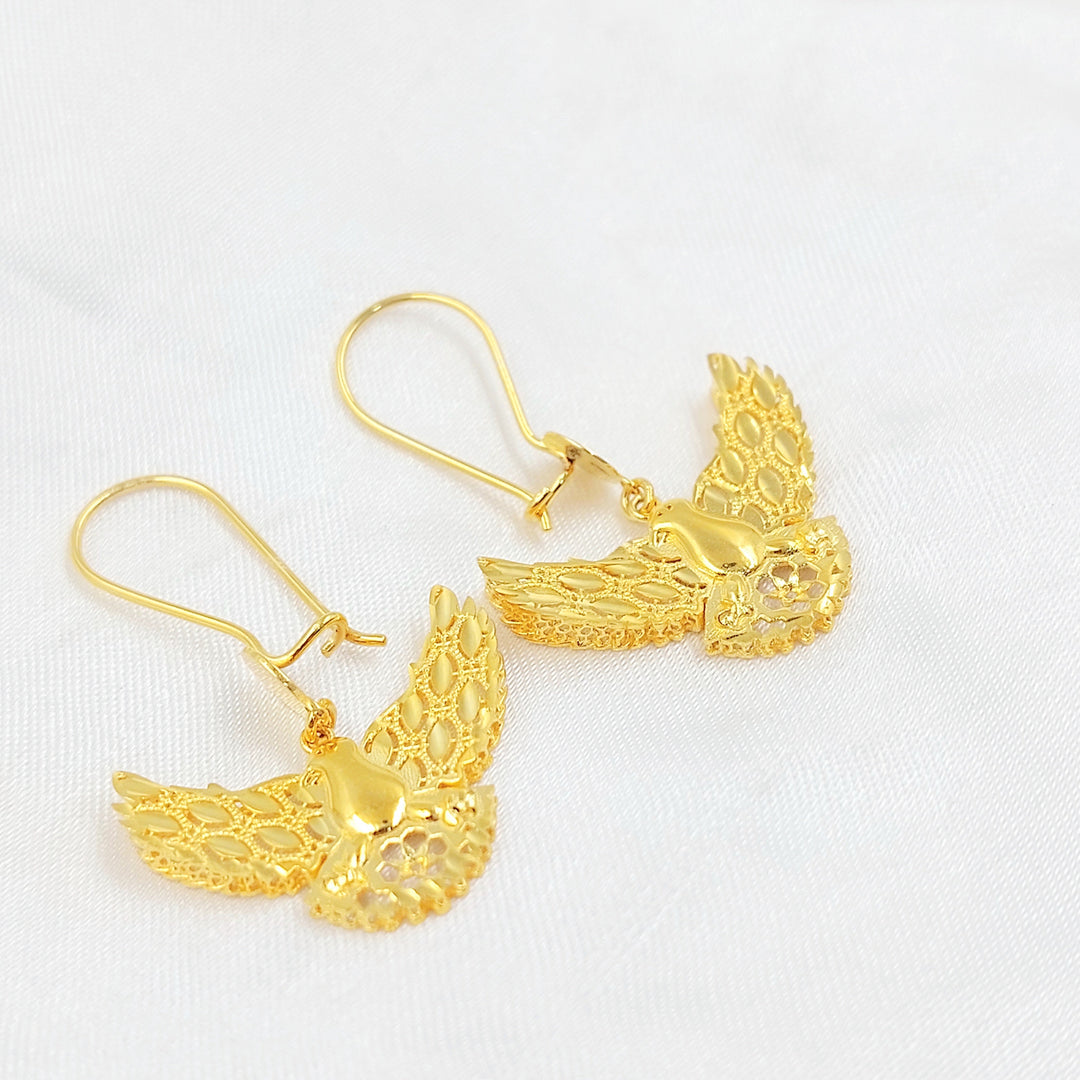Deluxe Shankle Earrings Made of 21K Gold by Saeed Jewelry 