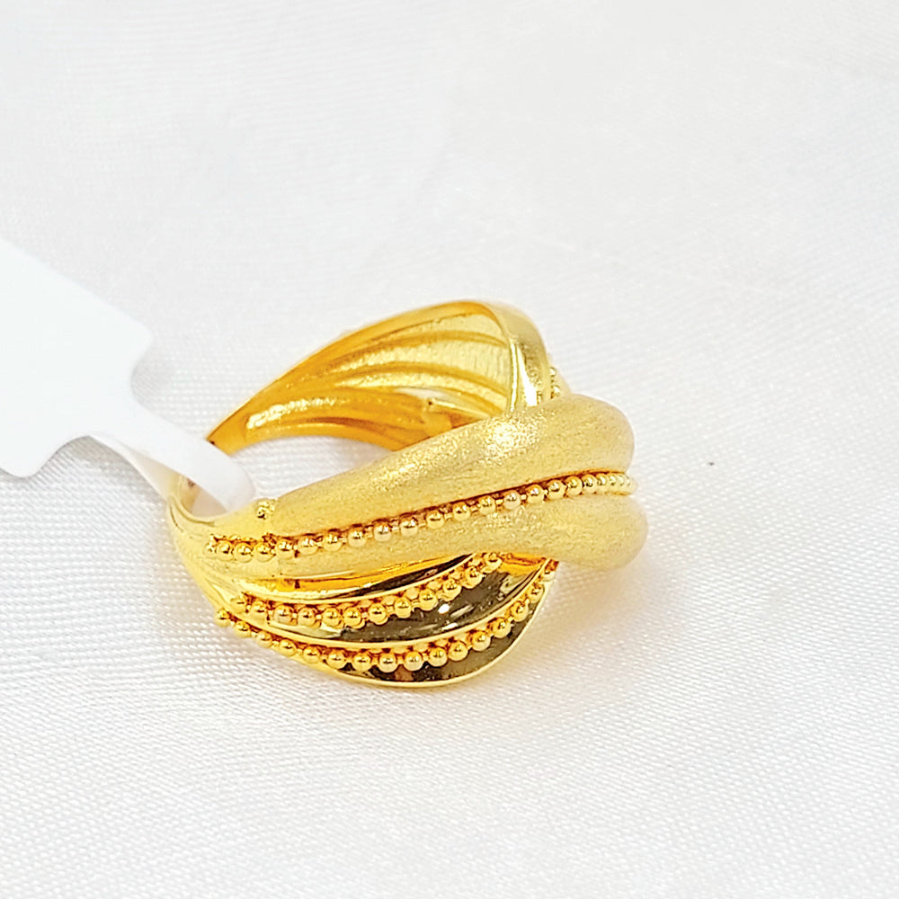 Deluxe Ring Made of 21K Gold by Saeed Jewelry 