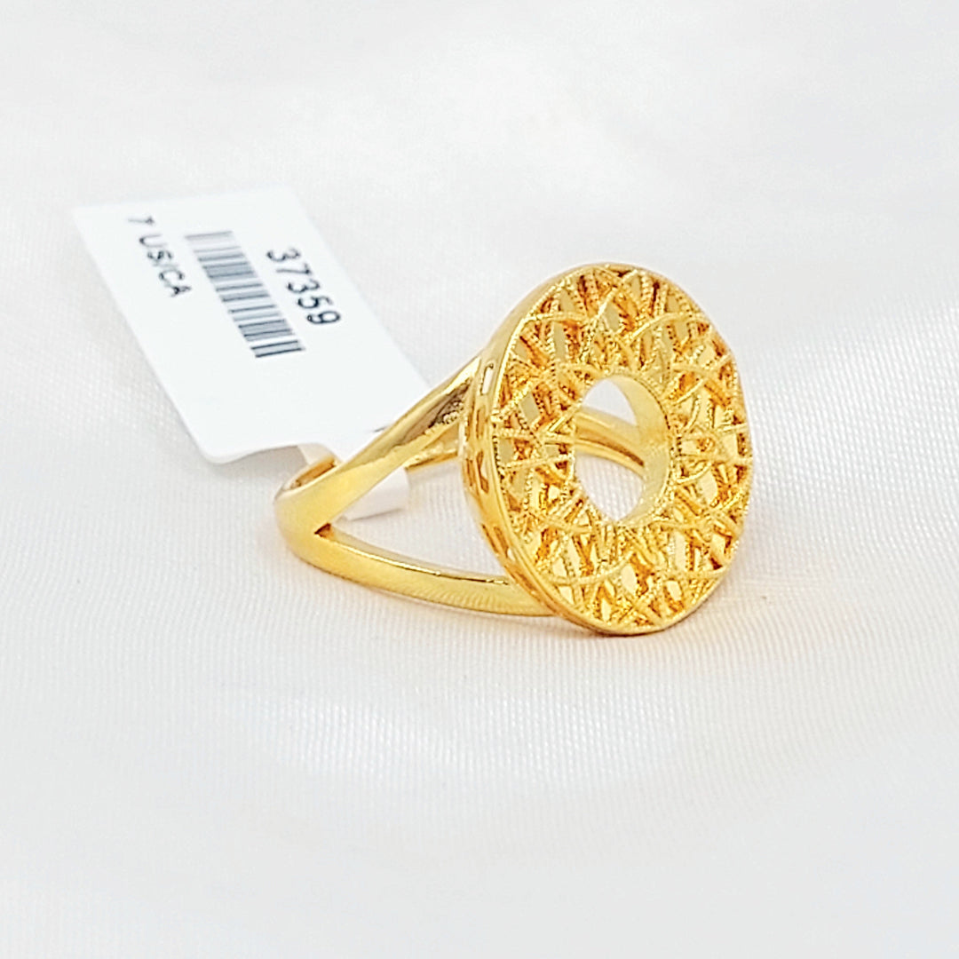 Deluxe Ring Made of 21K Gold by Saeed Jewelry 
