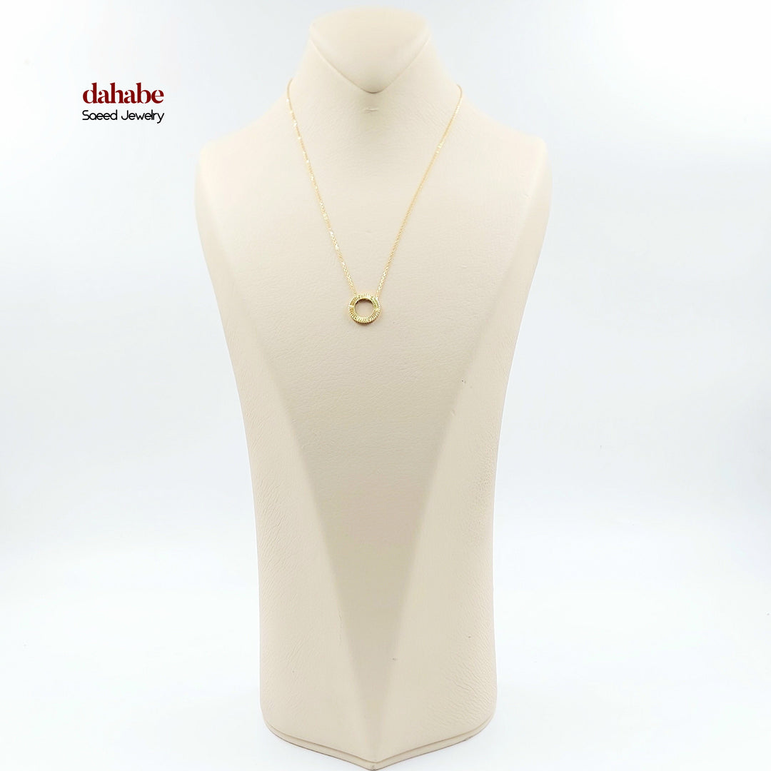 21K عقد فيجارو اكسترا-مجوهرات الشيخ سعيد-Saeed Jewelry 