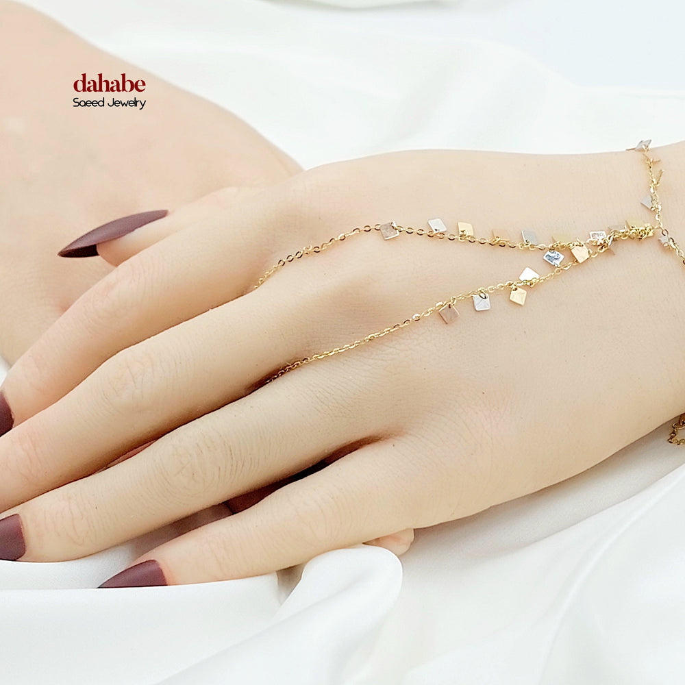 18K كف اكسترا ناعم-مجوهرات الشيخ سعيد-Saeed Jewelry 