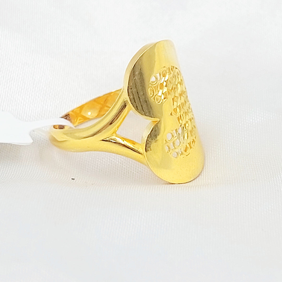 Deluxe Deluxe Ring Made of 21K Gold by Saeed Jewelry 