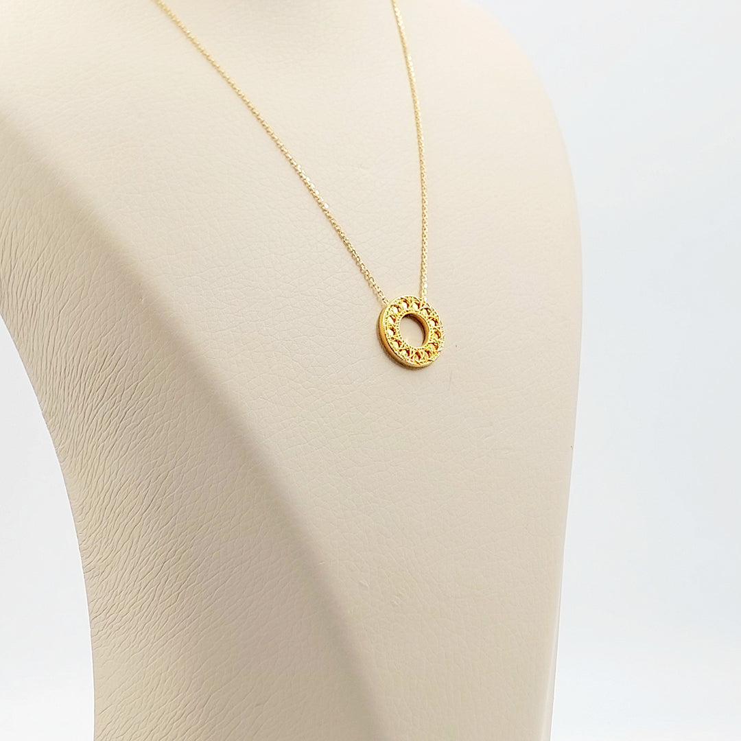 Light Deluxe Necklace Made of 21K Gold by Saeed Jewelry 