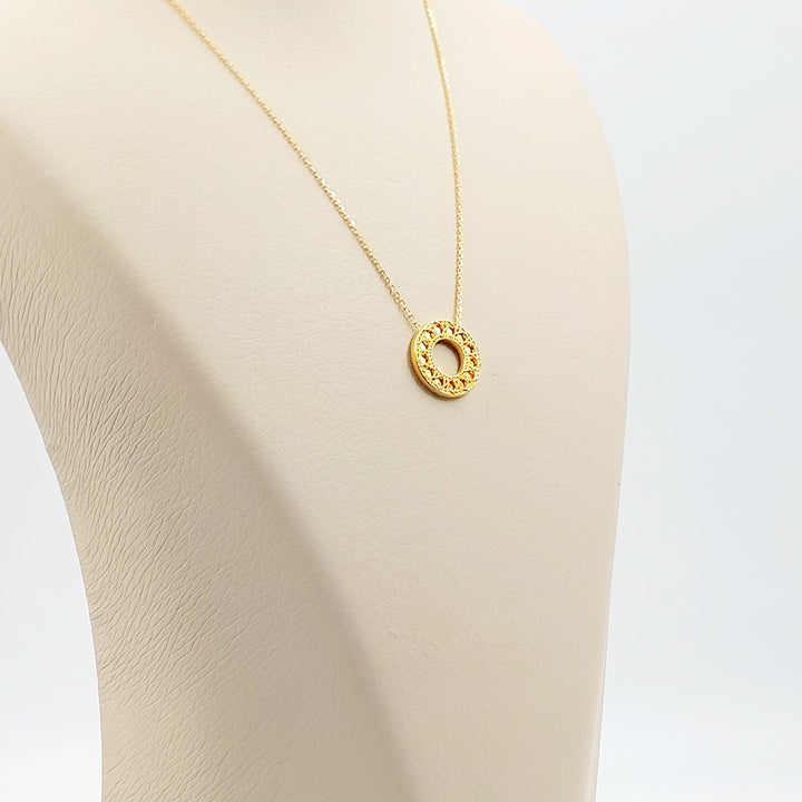 Light Deluxe Necklace Made of 21K Gold by Saeed Jewelry 
