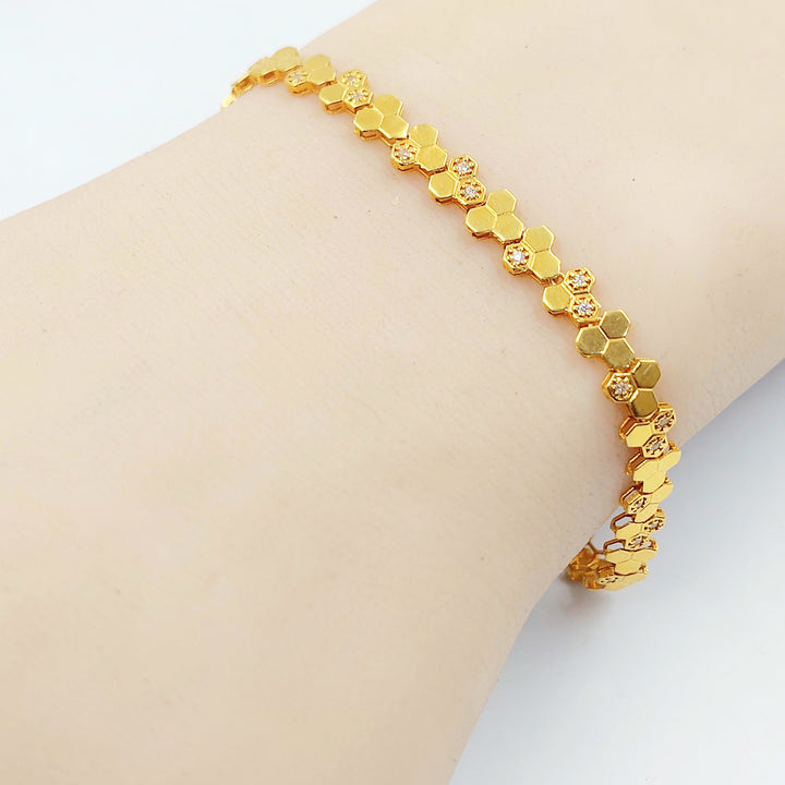 Zircon Studded Deluxe Bracelet