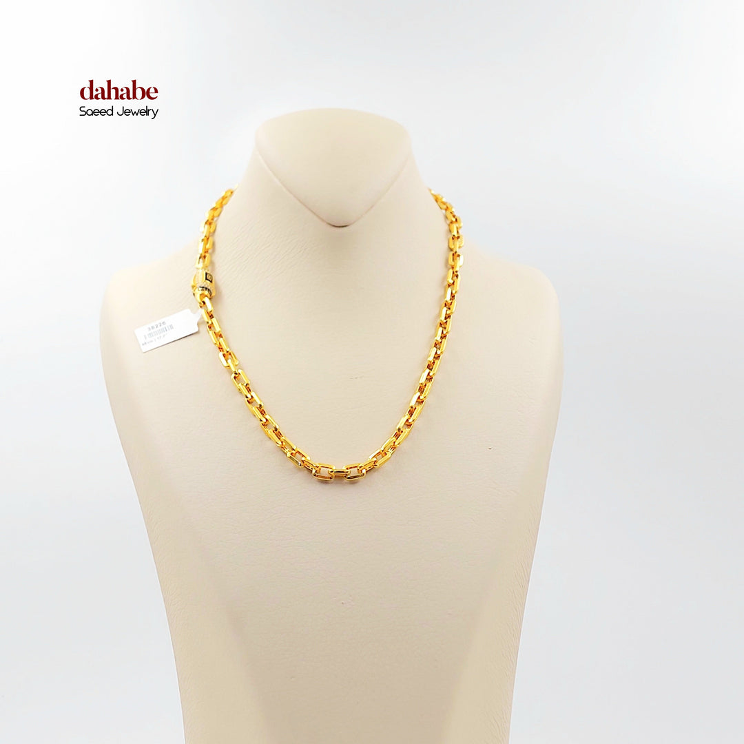 21K عقد بيبر كليب مرصع-مجوهرات الشيخ سعيد-Saeed Jewelry 