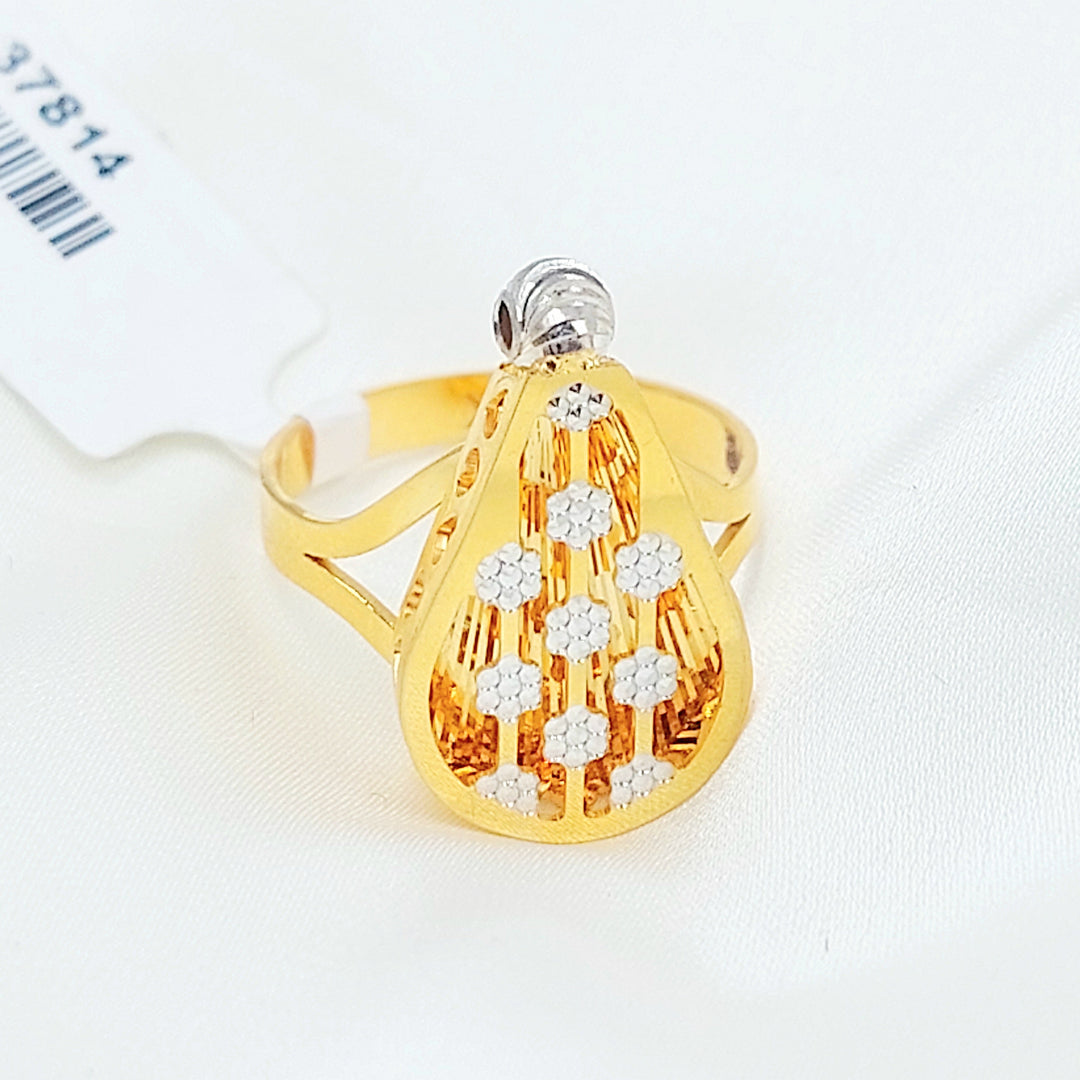 21K خاتم اكسترا-مجوهرات الشيخ سعيد-Saeed Jewelry 